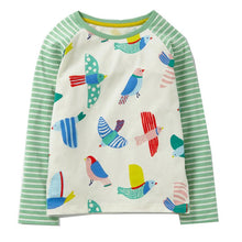 Load image into Gallery viewer, Baby Girls Tops Floral Print kids' t-shirts  Fashion Animal Kids