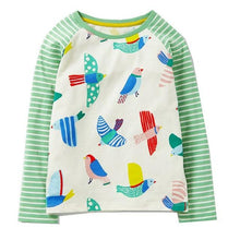 Load image into Gallery viewer, Baby Girls Tops Floral Print kids' t-shirts  Fashion Animal Kids