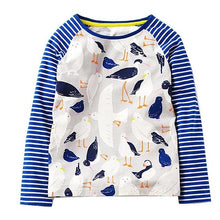 Load image into Gallery viewer, Baby Girls Tops Floral Print kids' t-shirts  Fashion Animal Kids
