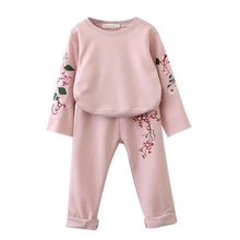 Load image into Gallery viewer, Bear Leader Girls Clothing Sets 2017 New Autunm Sets Children Clothing Flowers